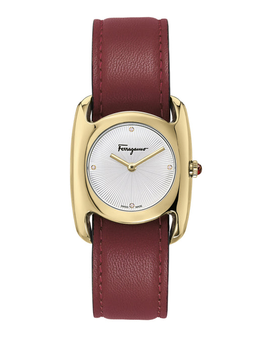Vara Diamond Leather Watch