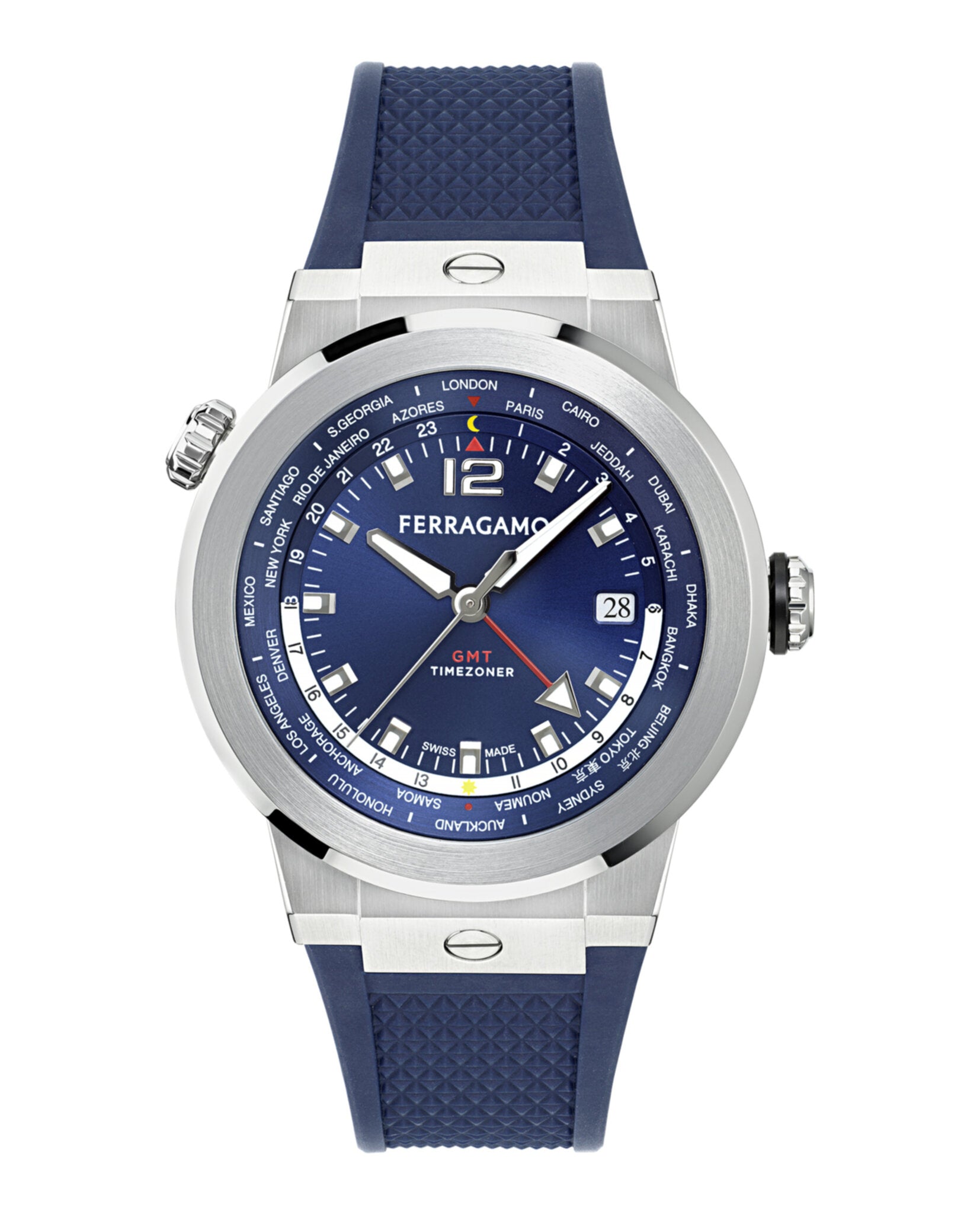 F-80 GMT Worldtime Silicone Watch