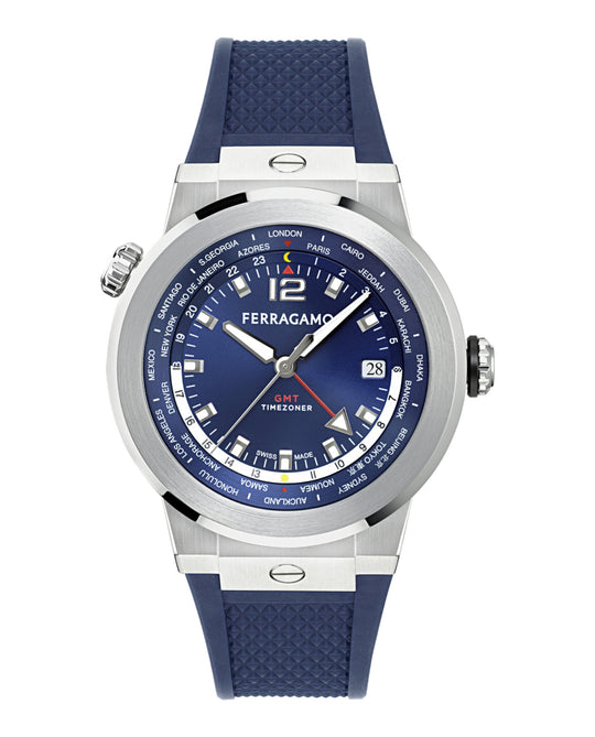 F-80 GMT Worldtime Silicone Watch