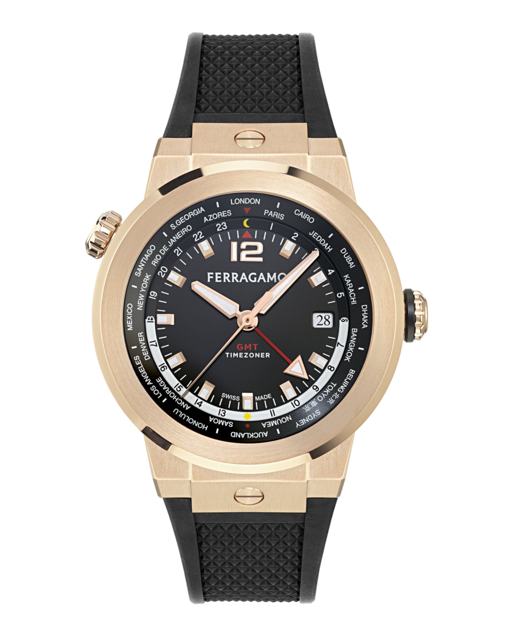 F-80 GMT Worldtime Silicone Watch