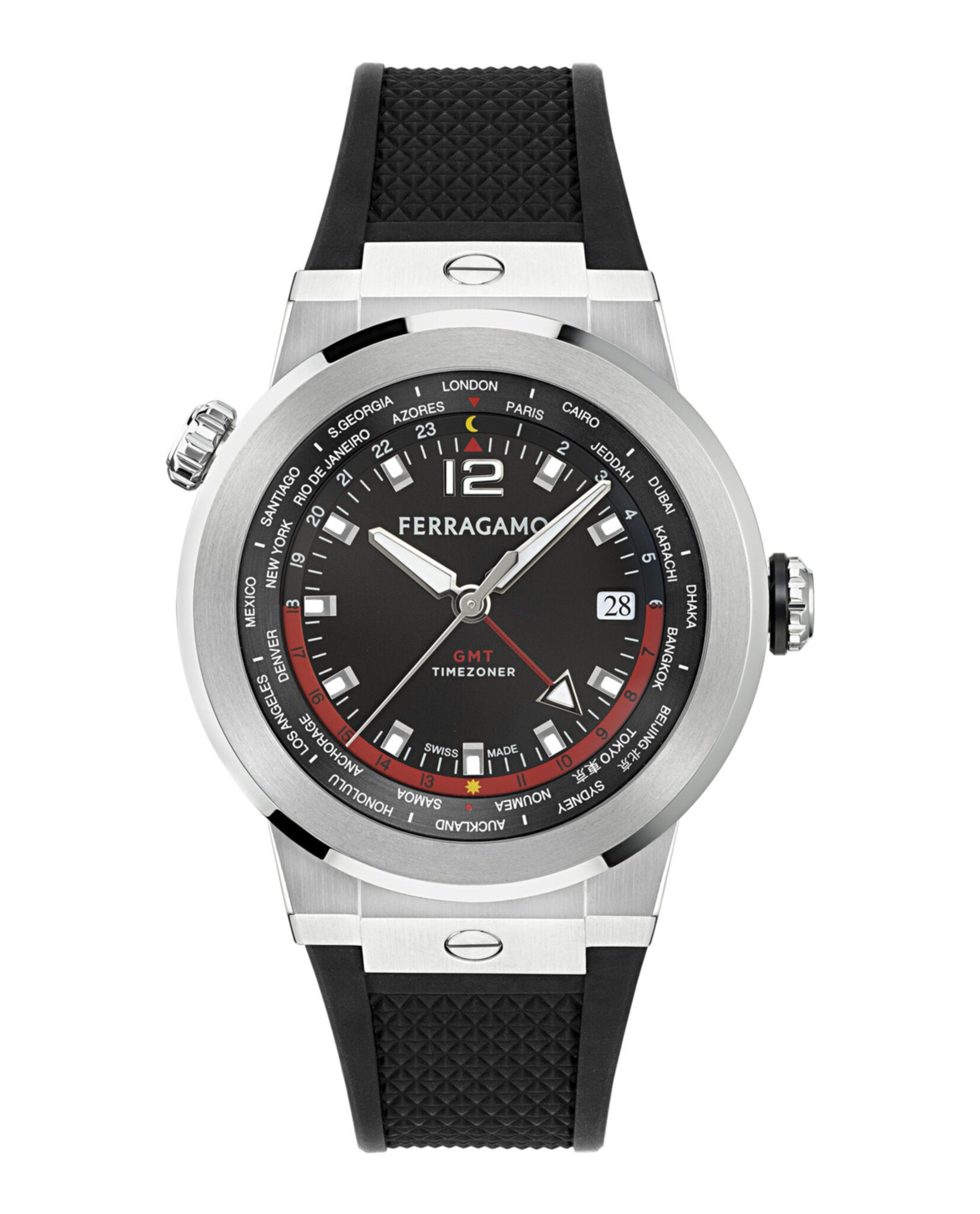 F-80 GMT Worldtime Silicone Watch
