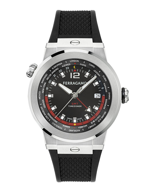 F-80 GMT Worldtime Silicone Watch