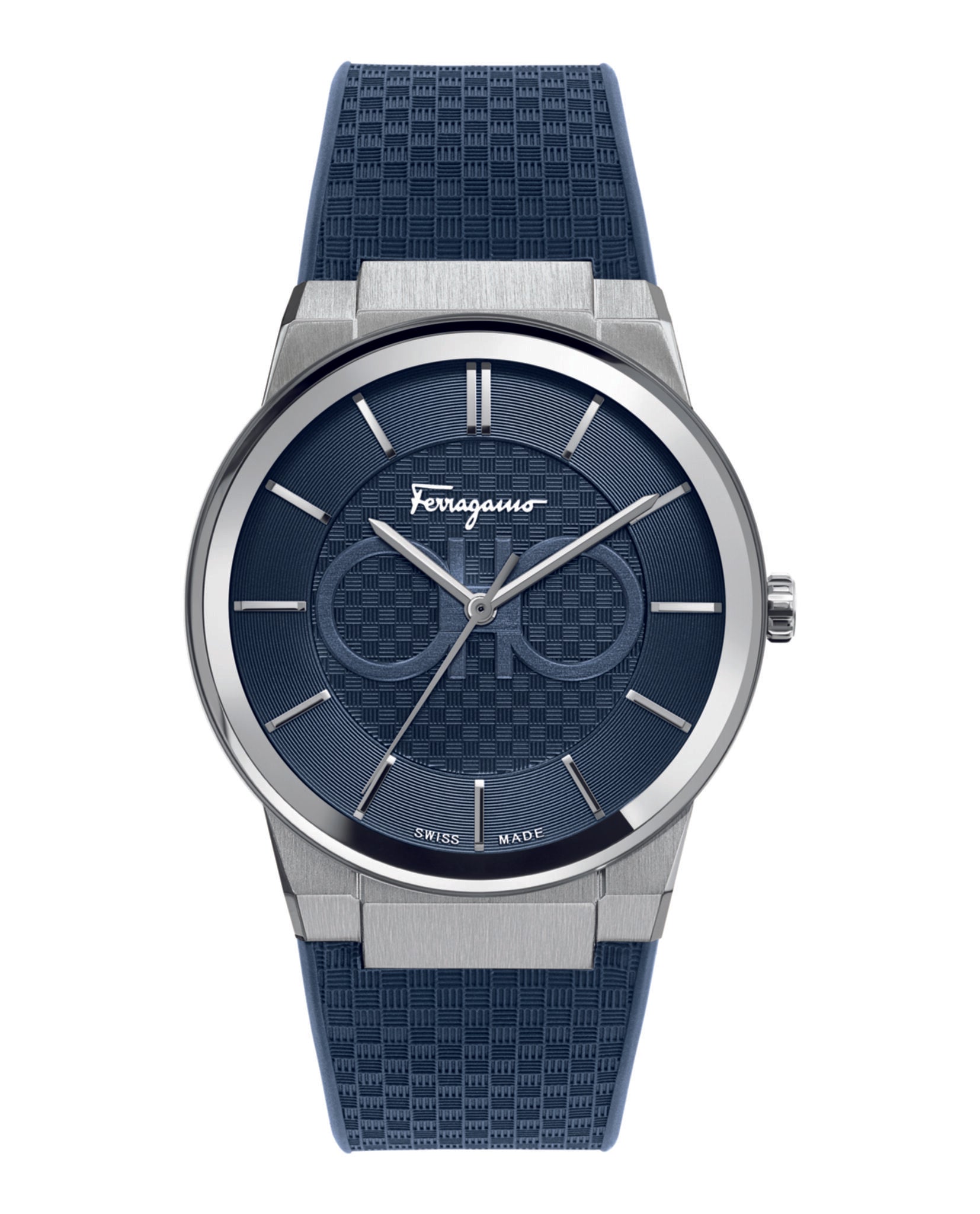 Ferragamo Sapphire Silicon Watch