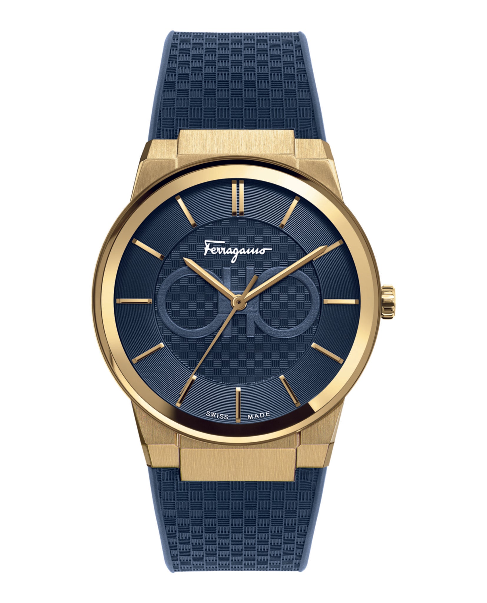 Ferragamo Sapphire Silicon Watch