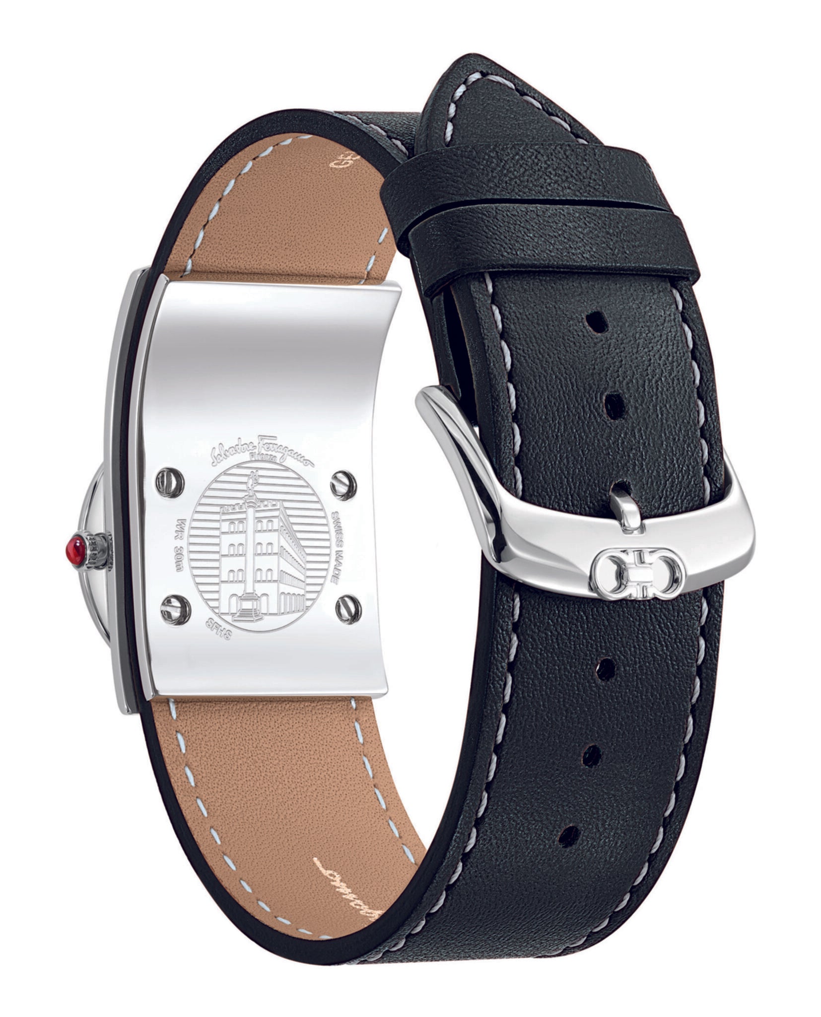 Ferragamo Boxyz Leather Watch