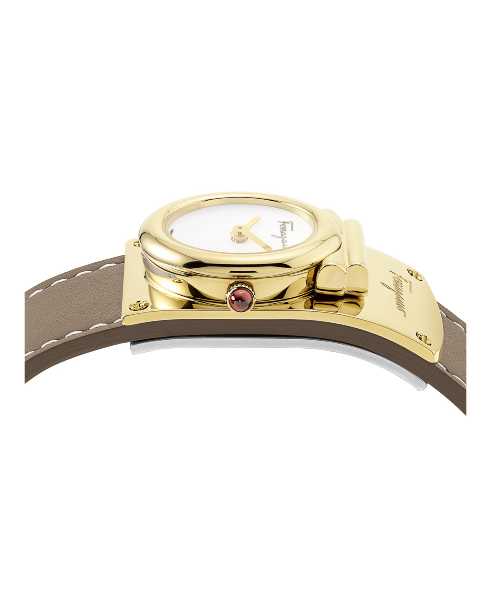 Ferragamo Boxyz Leather Watch