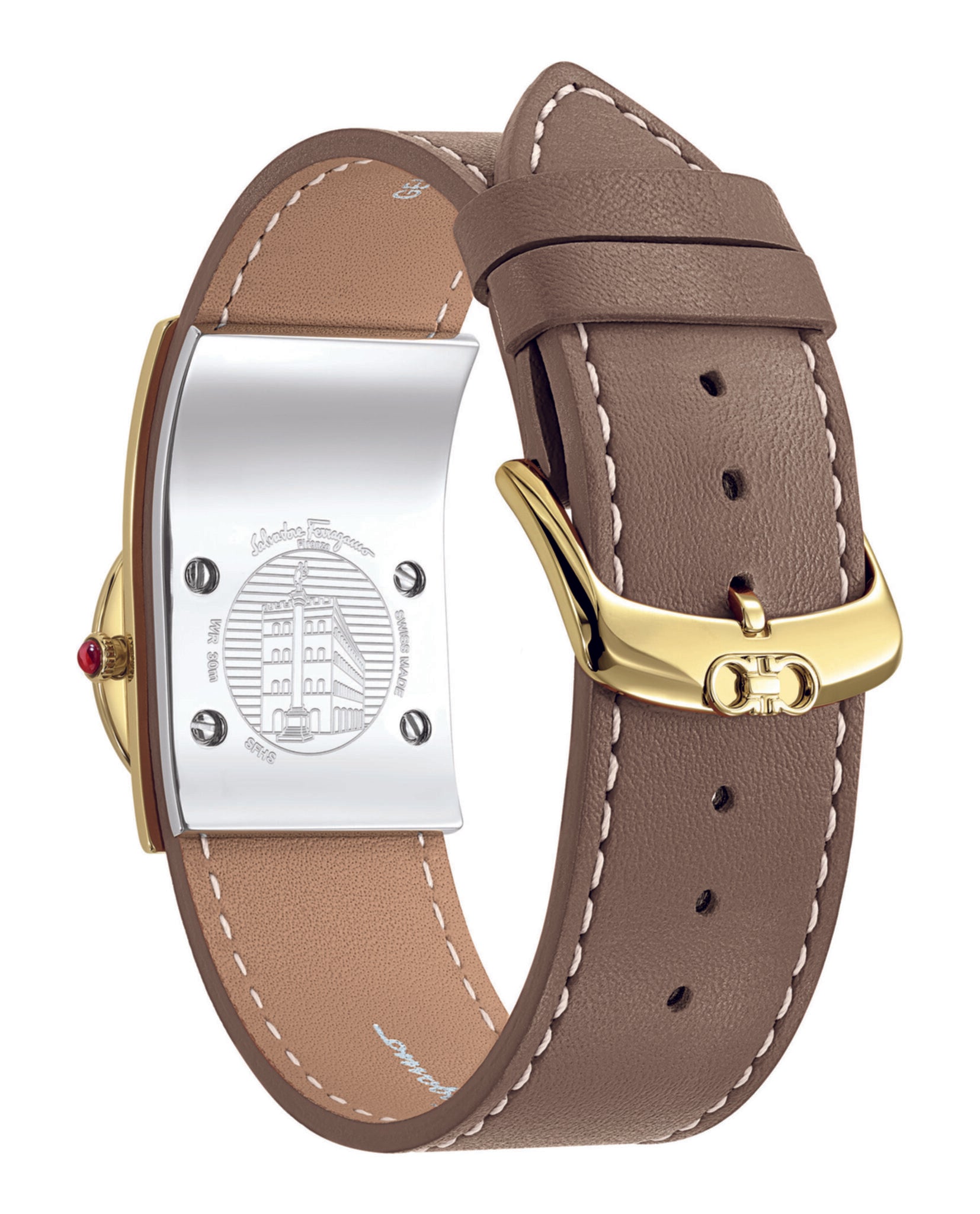 Ferragamo Boxyz Leather Watch