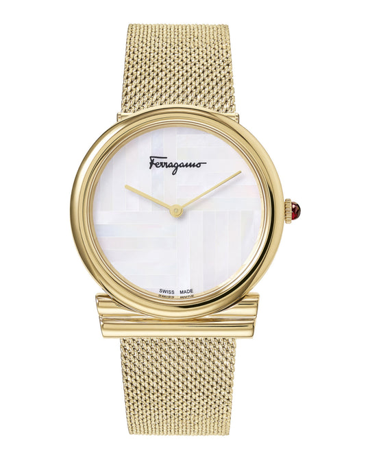 Gancini Slim Mesh Watch