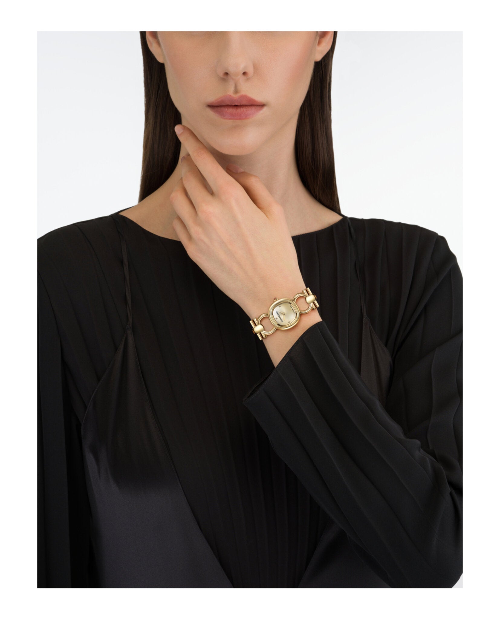 Double Gancini Petite Bracelet Watch