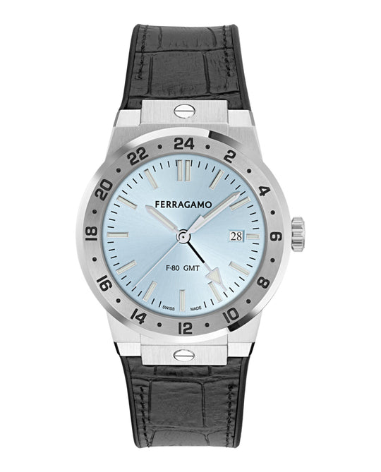 F-80 Classic GMT Leather Watch
