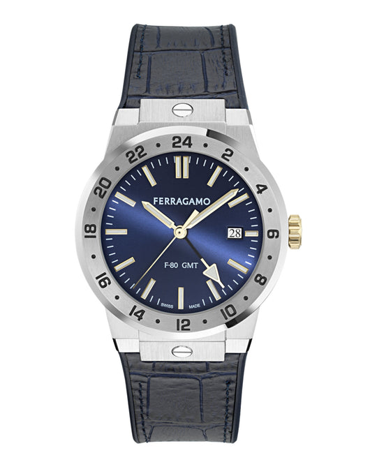F-80 Classic GMT Leather Watch