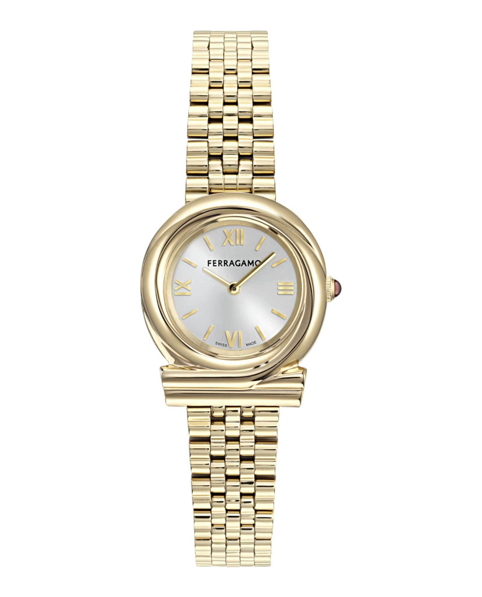 Gancini Twisted Bracelet Watch