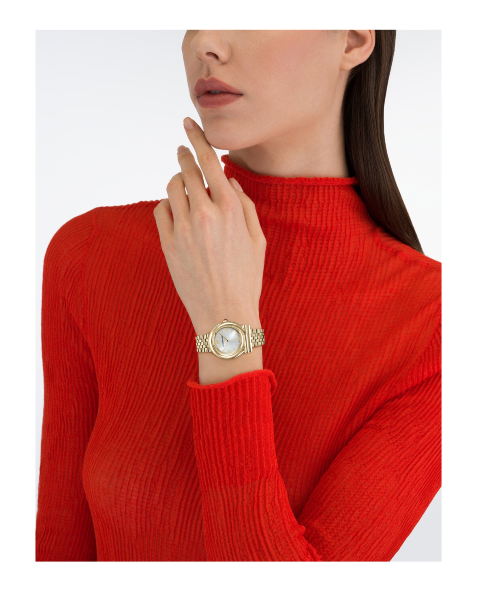 Gancini Twisted Bracelet Watch