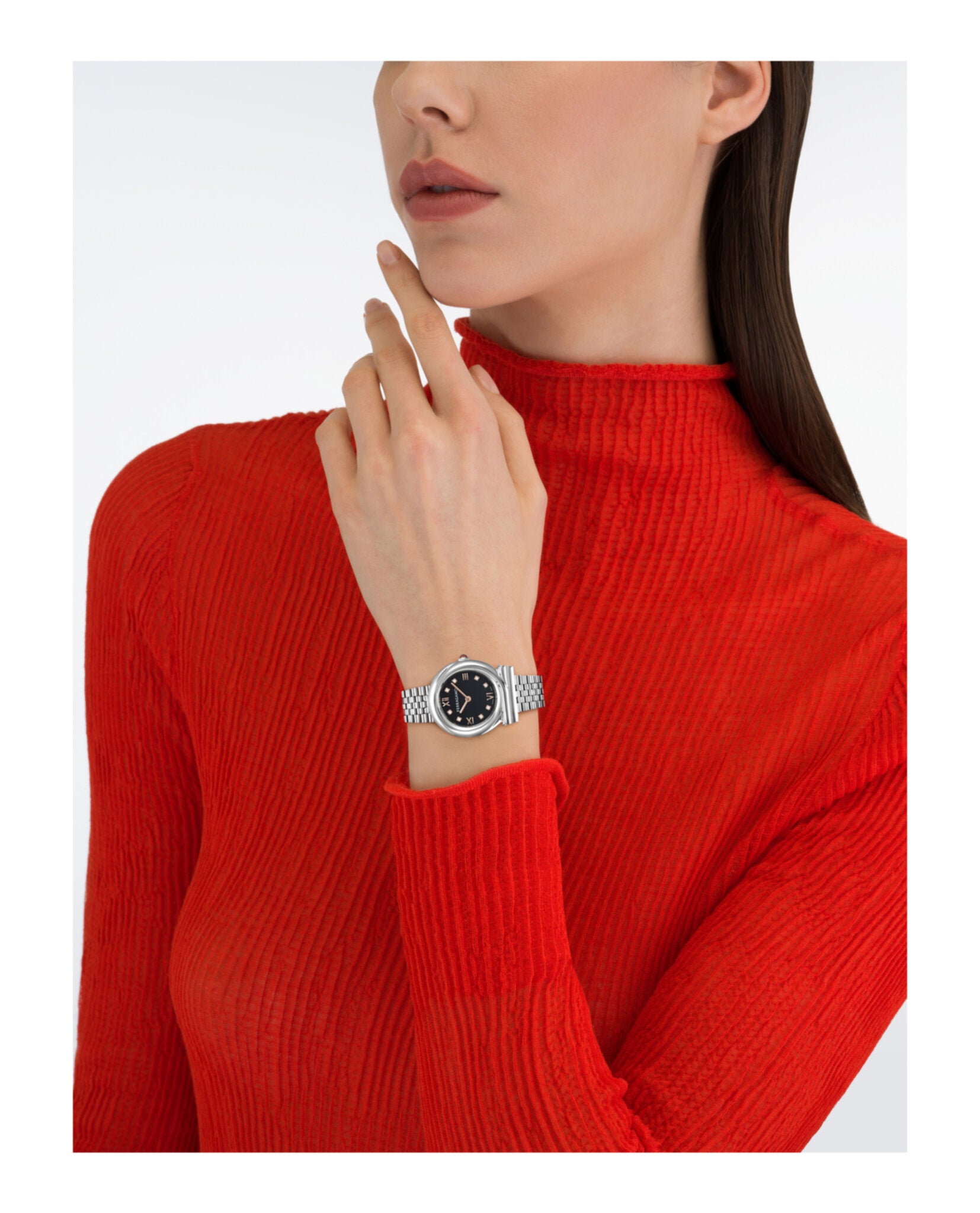 Gancini Twisted Diamond Watch