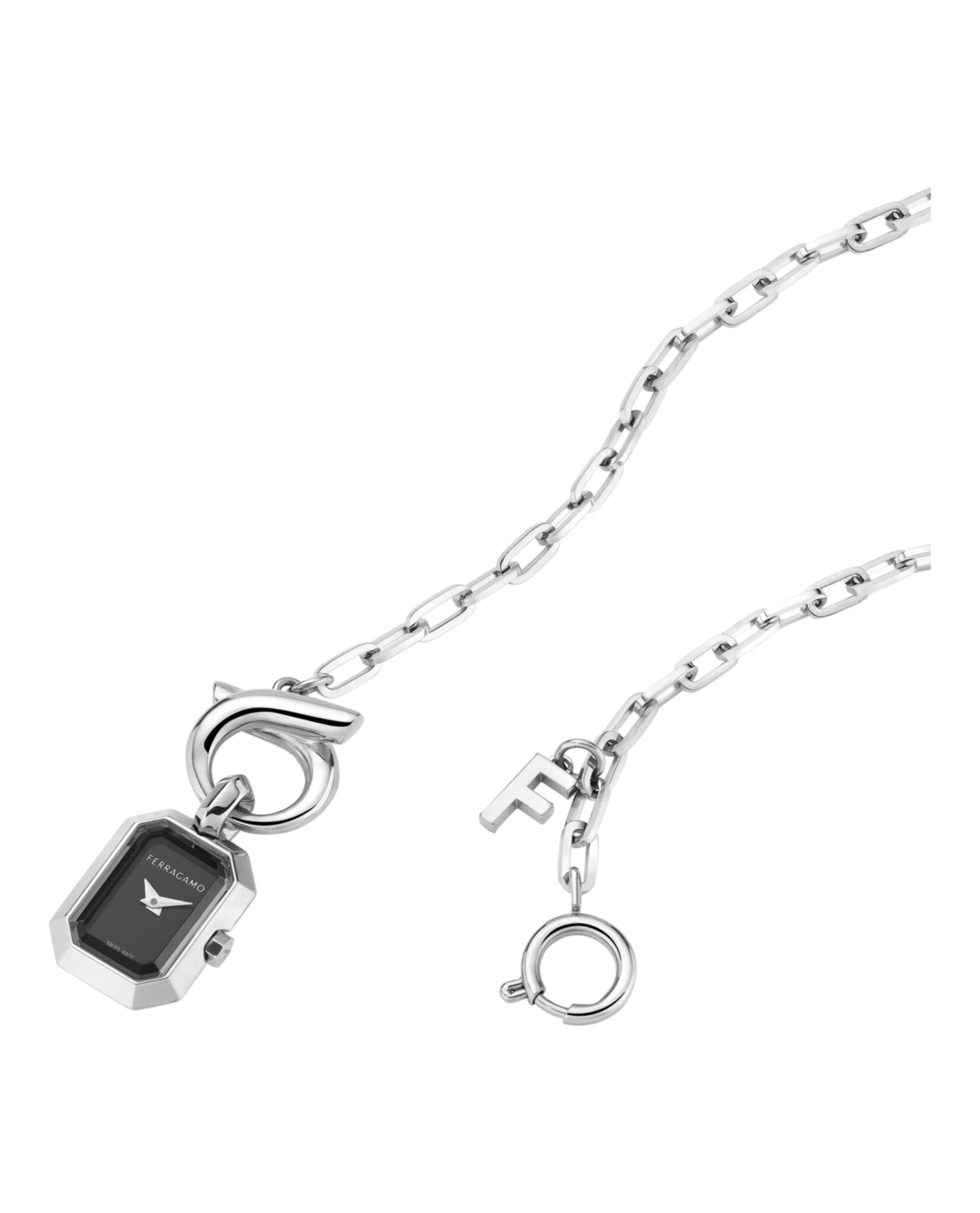 Ferragamo Charm Sautoir Necklace Watch