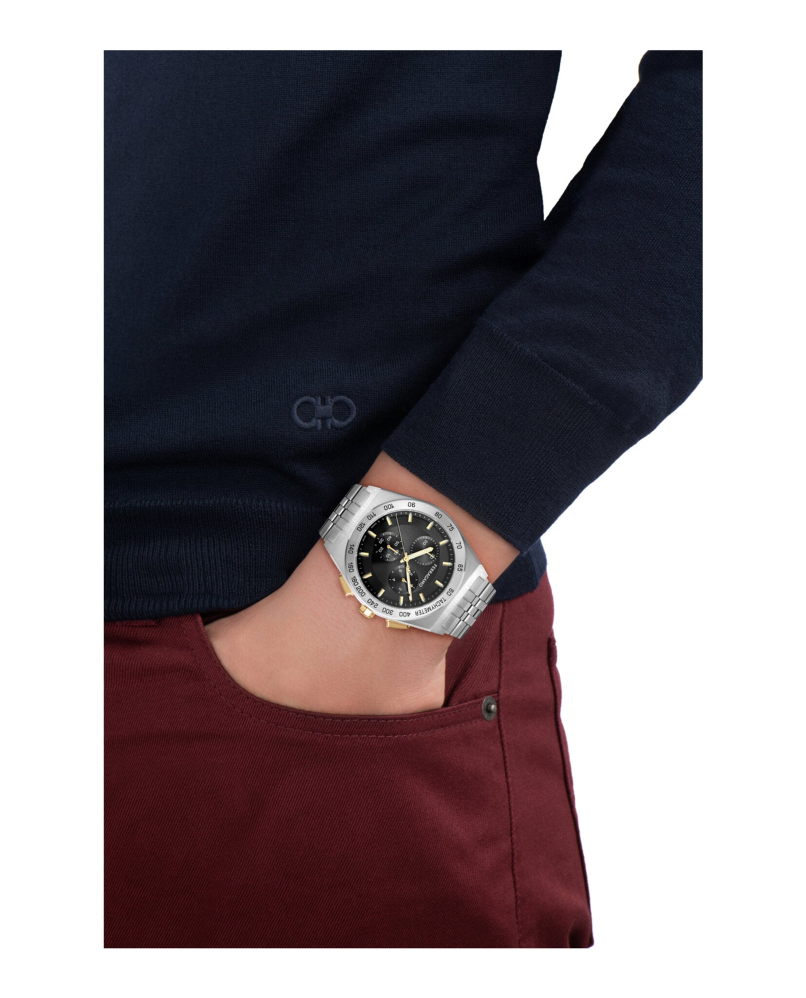 Vega New Chrono Bracelet Watch