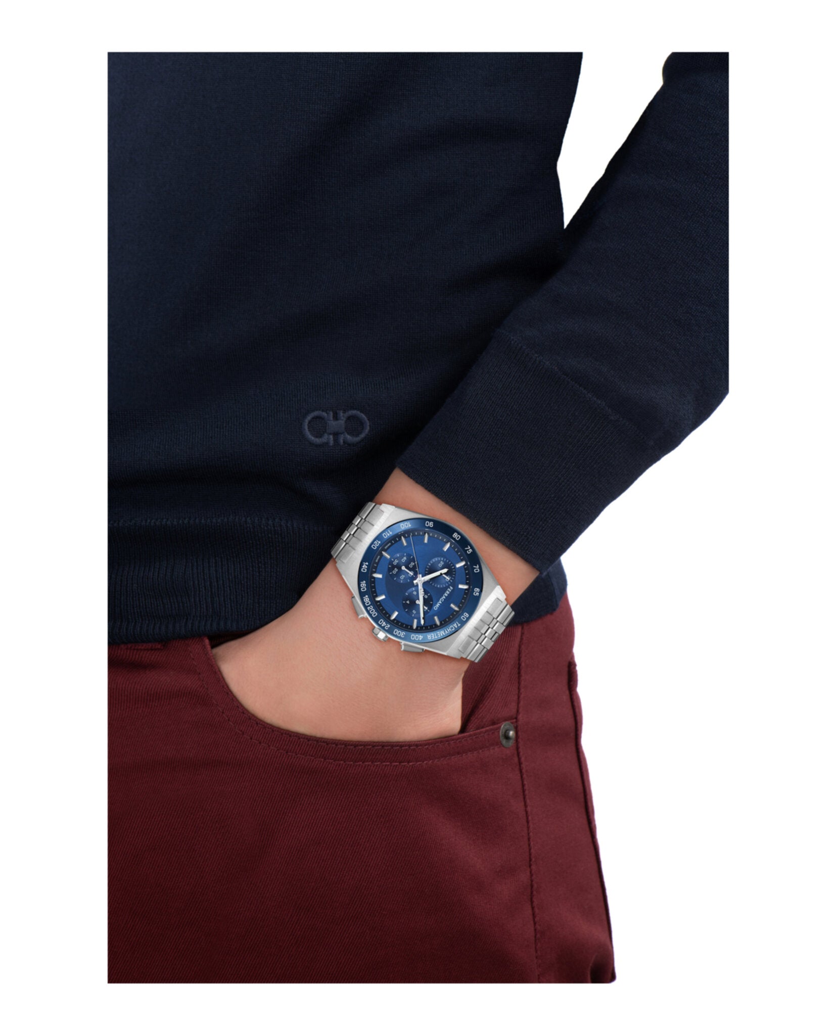 Vega New Chrono Bracelet Watch