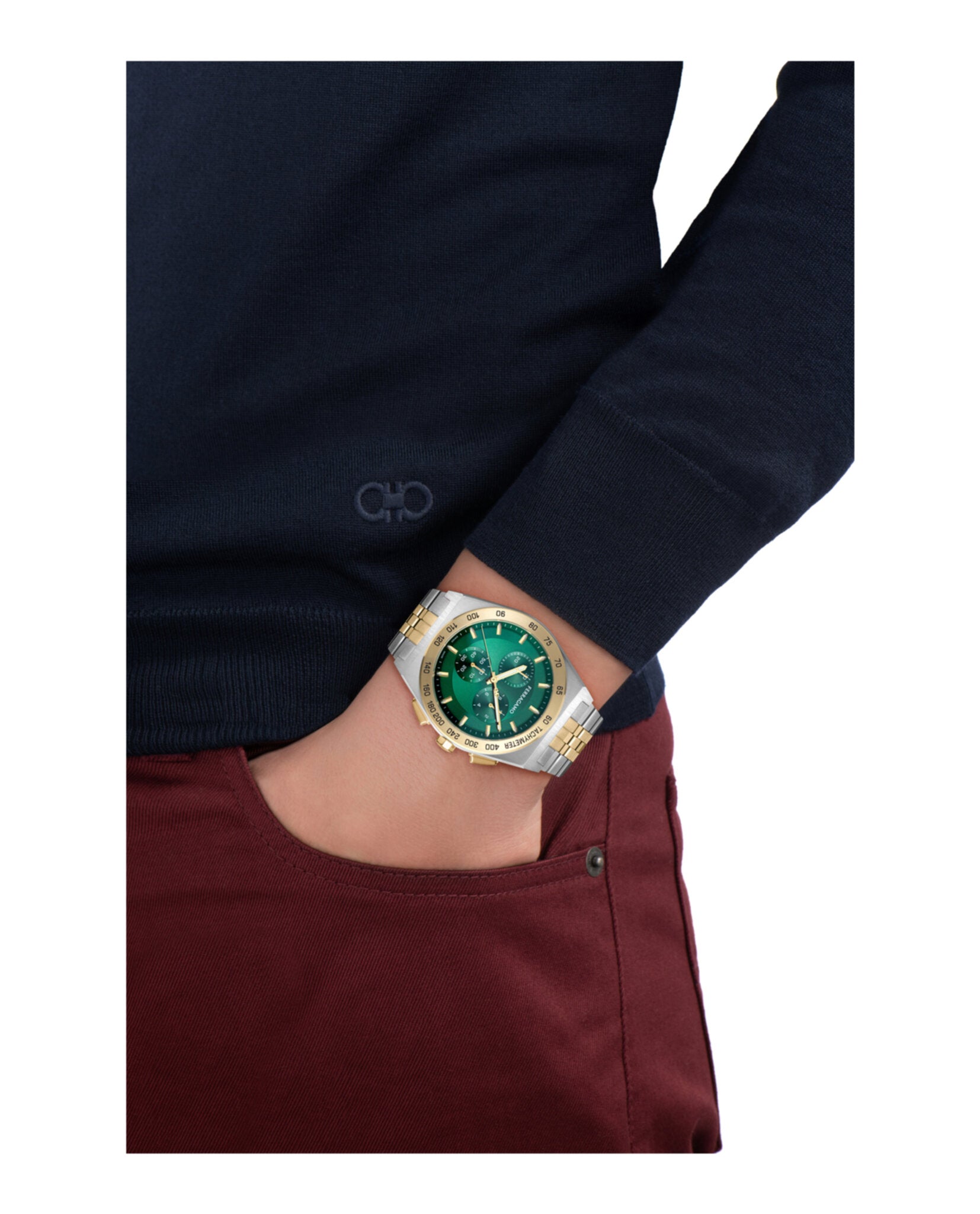 Vega New Chrono Bracelet Watch