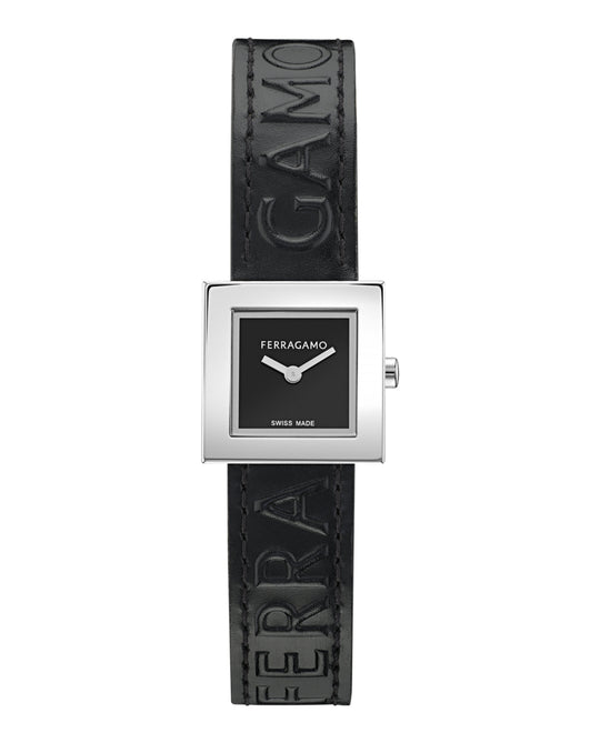 Ferragamo Portrait Leather Watch