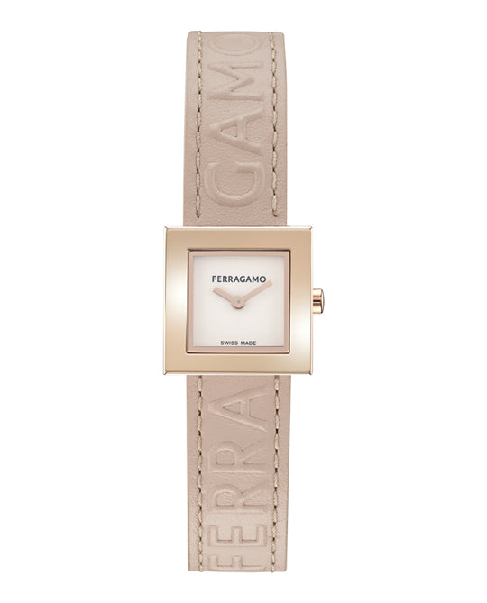 Ferragamo Portrait Leather Watch