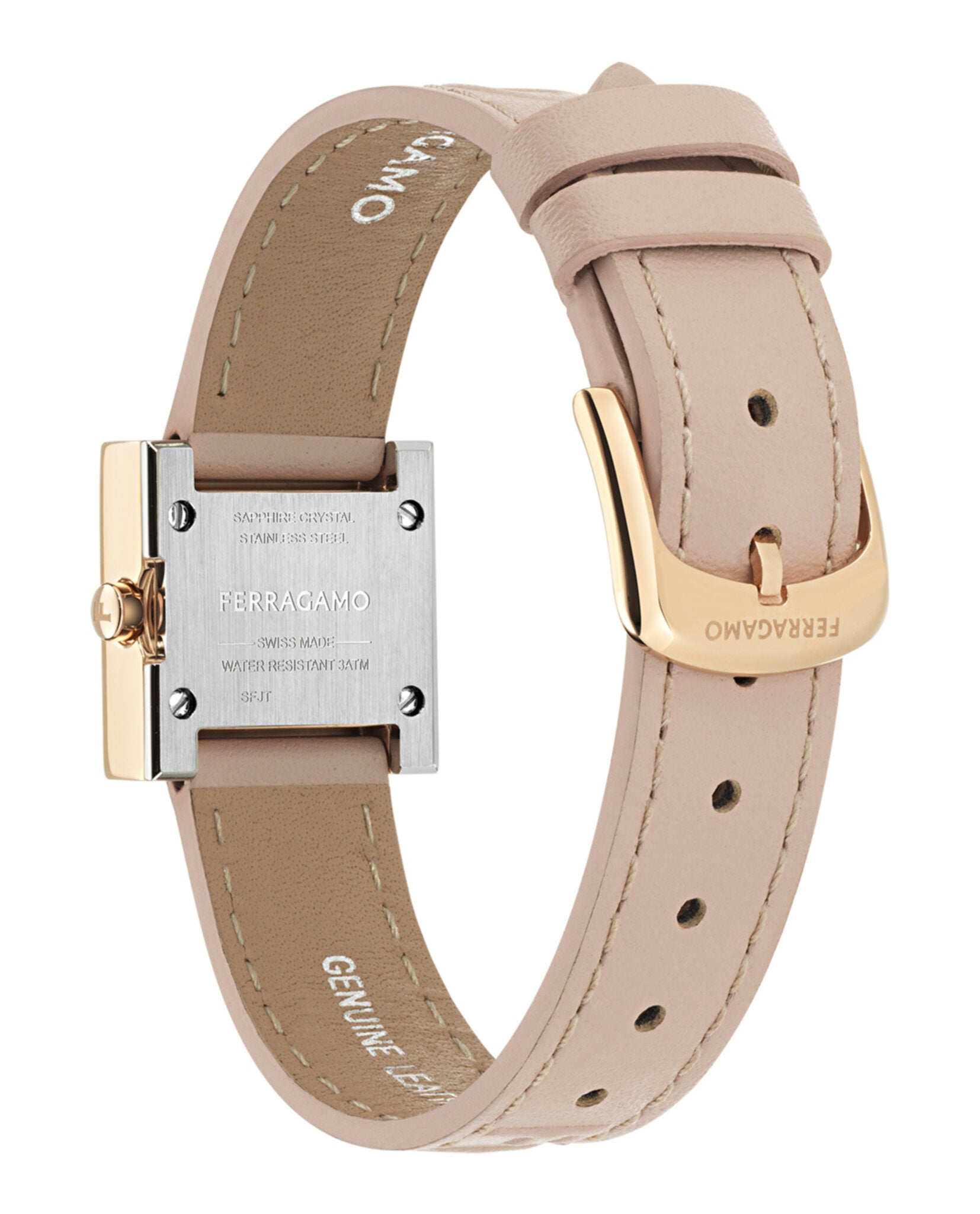 Ferragamo Portrait Leather Watch