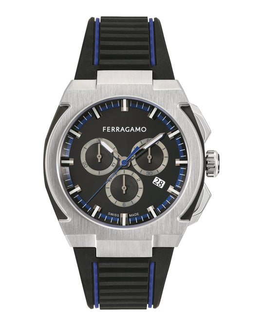 Ferragamo Supreme Chrono Silicone Watch