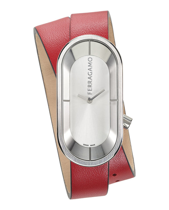 Ferragamo Curve Leather Watch