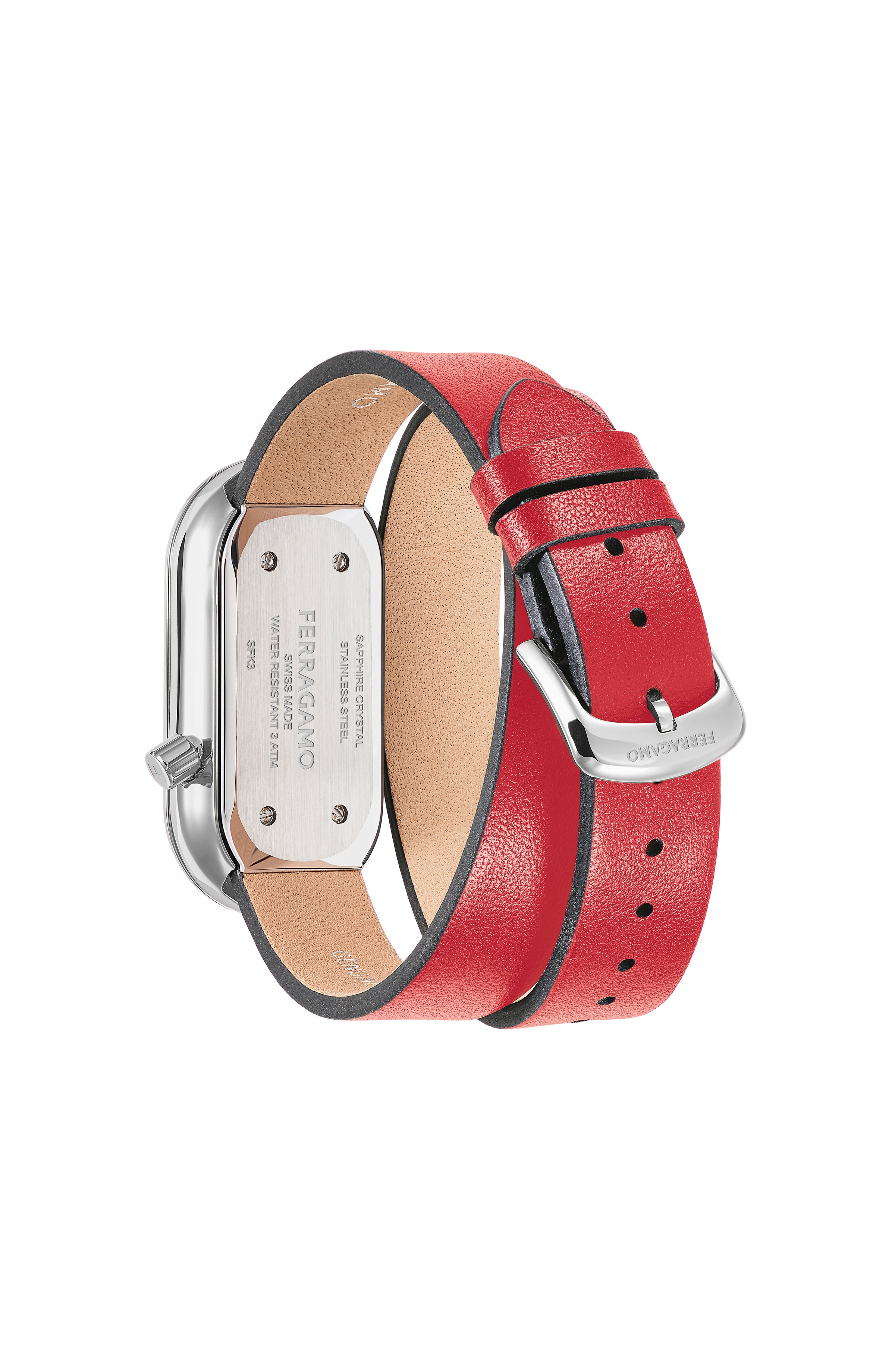 Ferragamo Curve Leather Watch