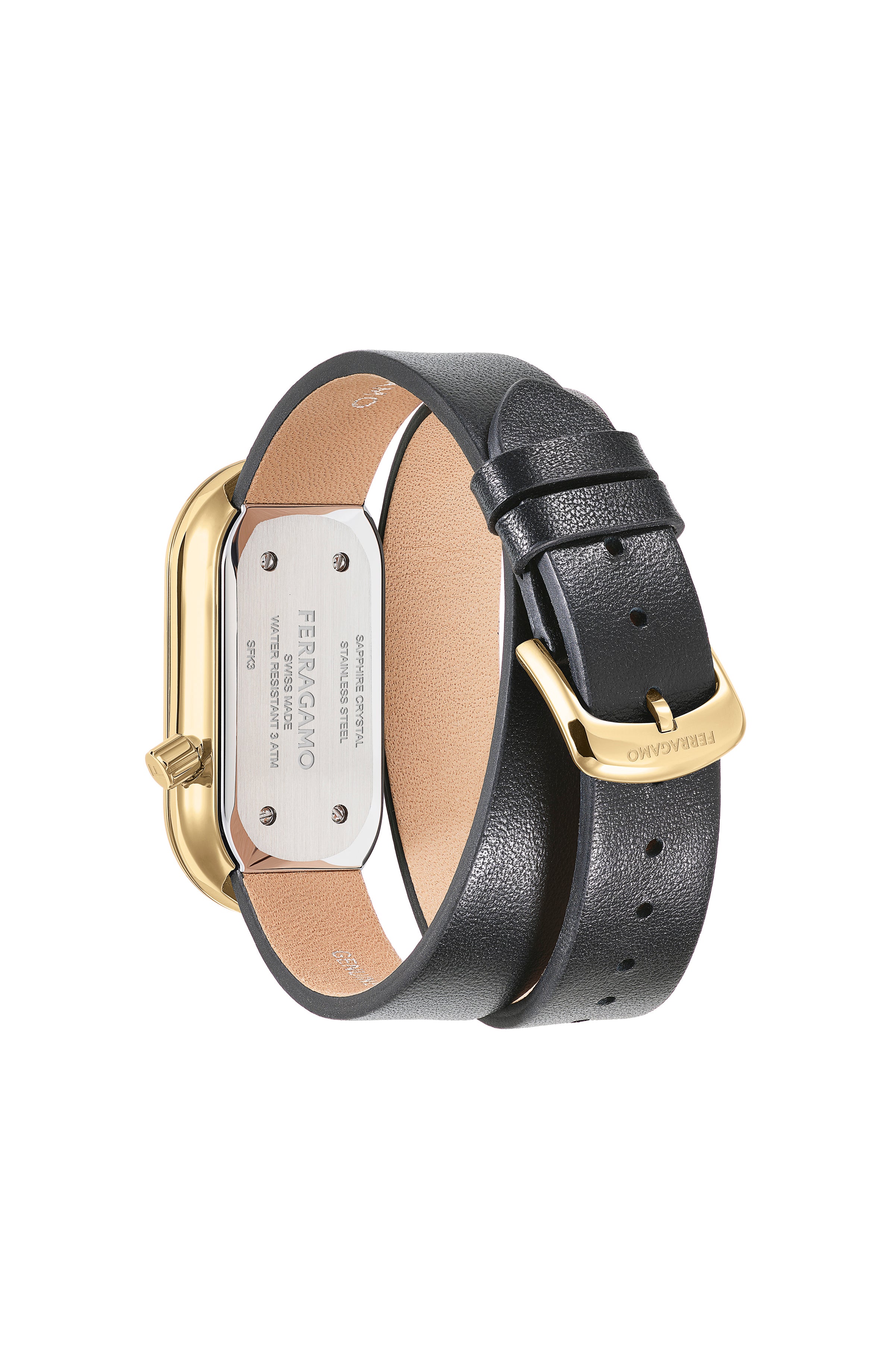 Ferragamo Curve Leather Watch