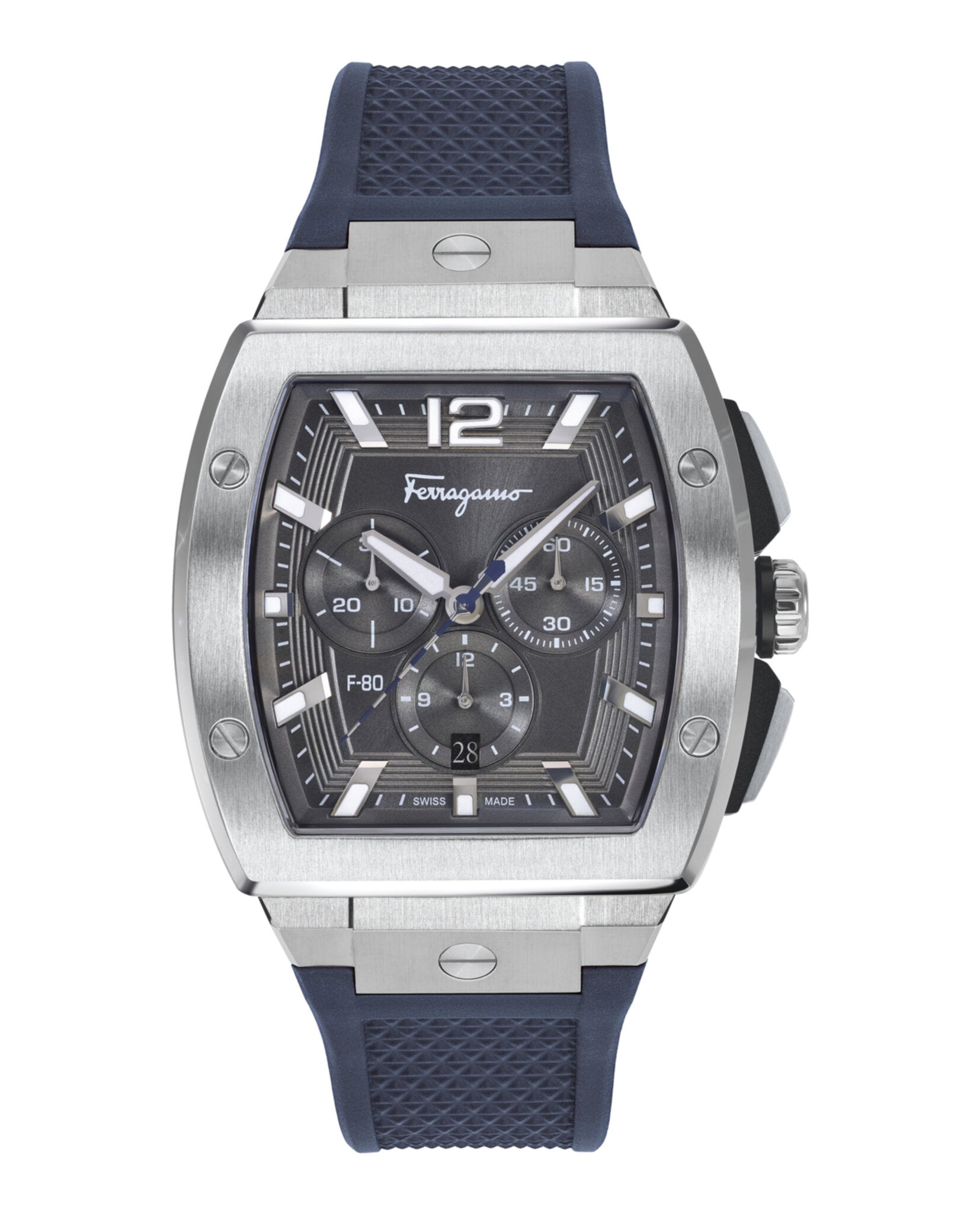 F-80 Tonneau Chrono Silicone Watch