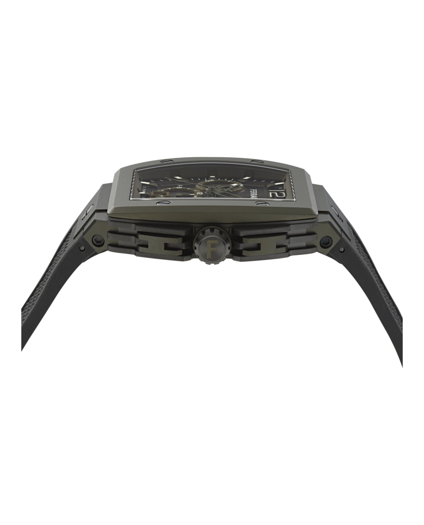 F-80 Tonneau Chrono Silicone Watch