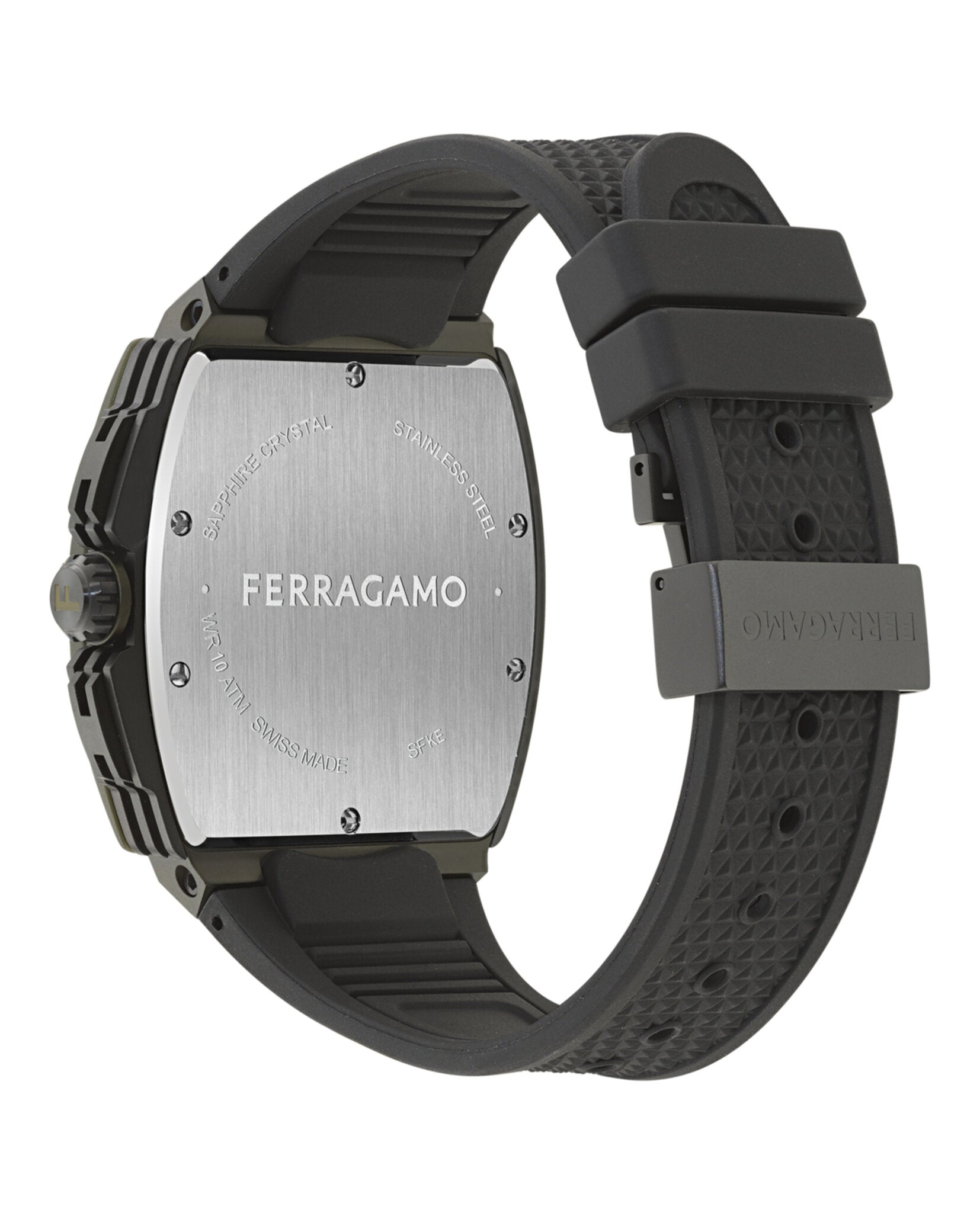 F-80 Tonneau Chrono Silicone Watch
