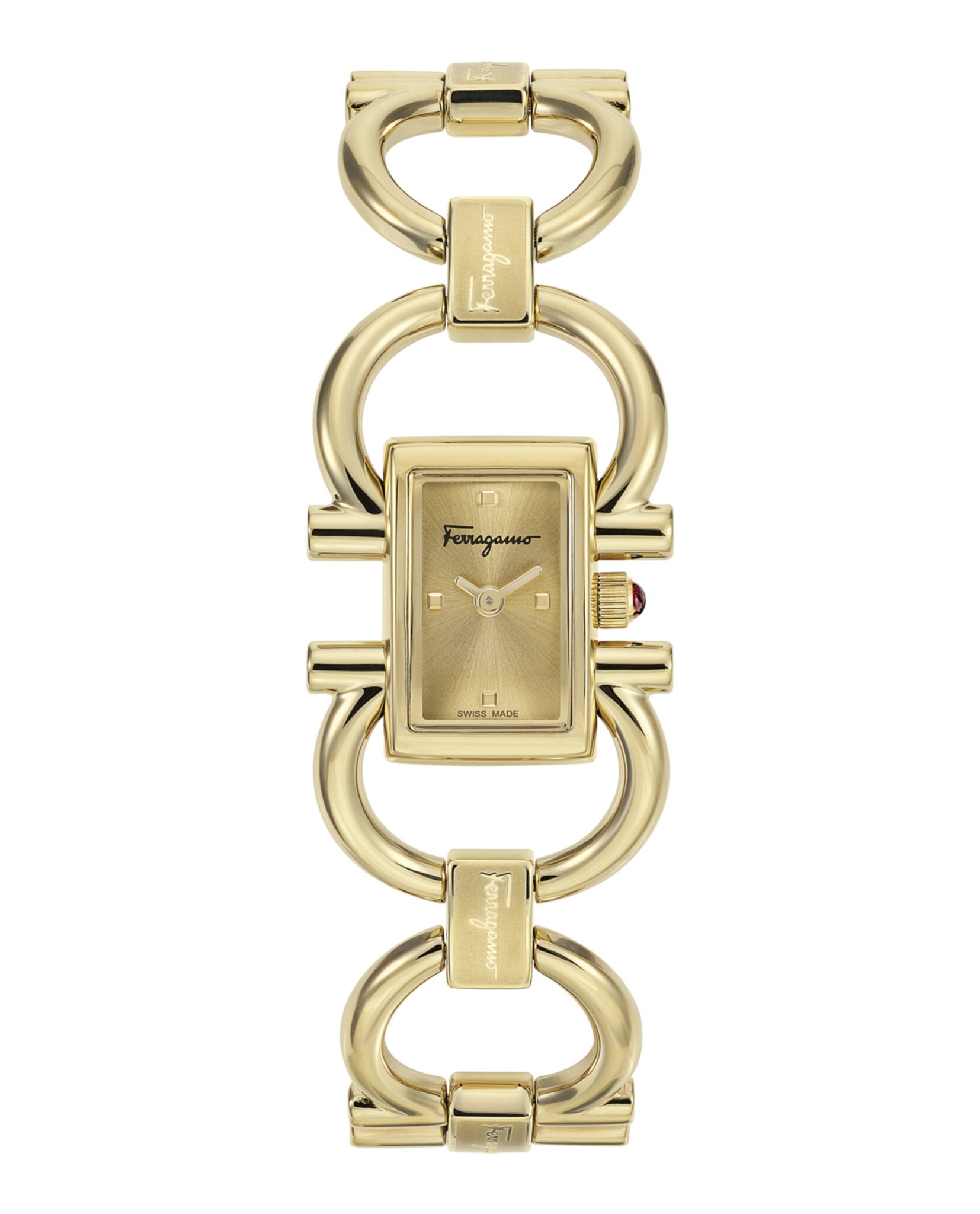 Double Gancini Mini Bracelet Watch