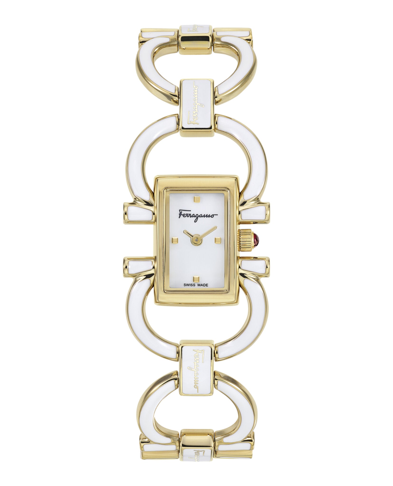 Double Gancini Mini Bracelet Watch