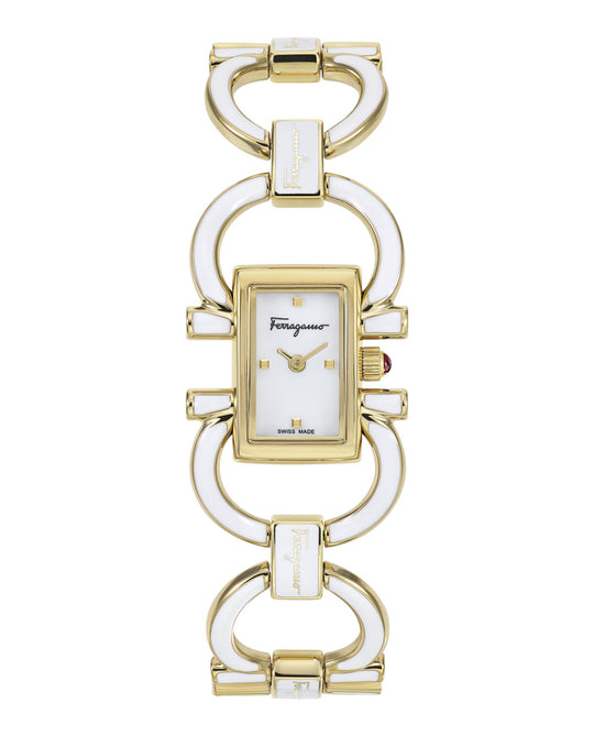 Double Gancini Mini Bracelet Watch