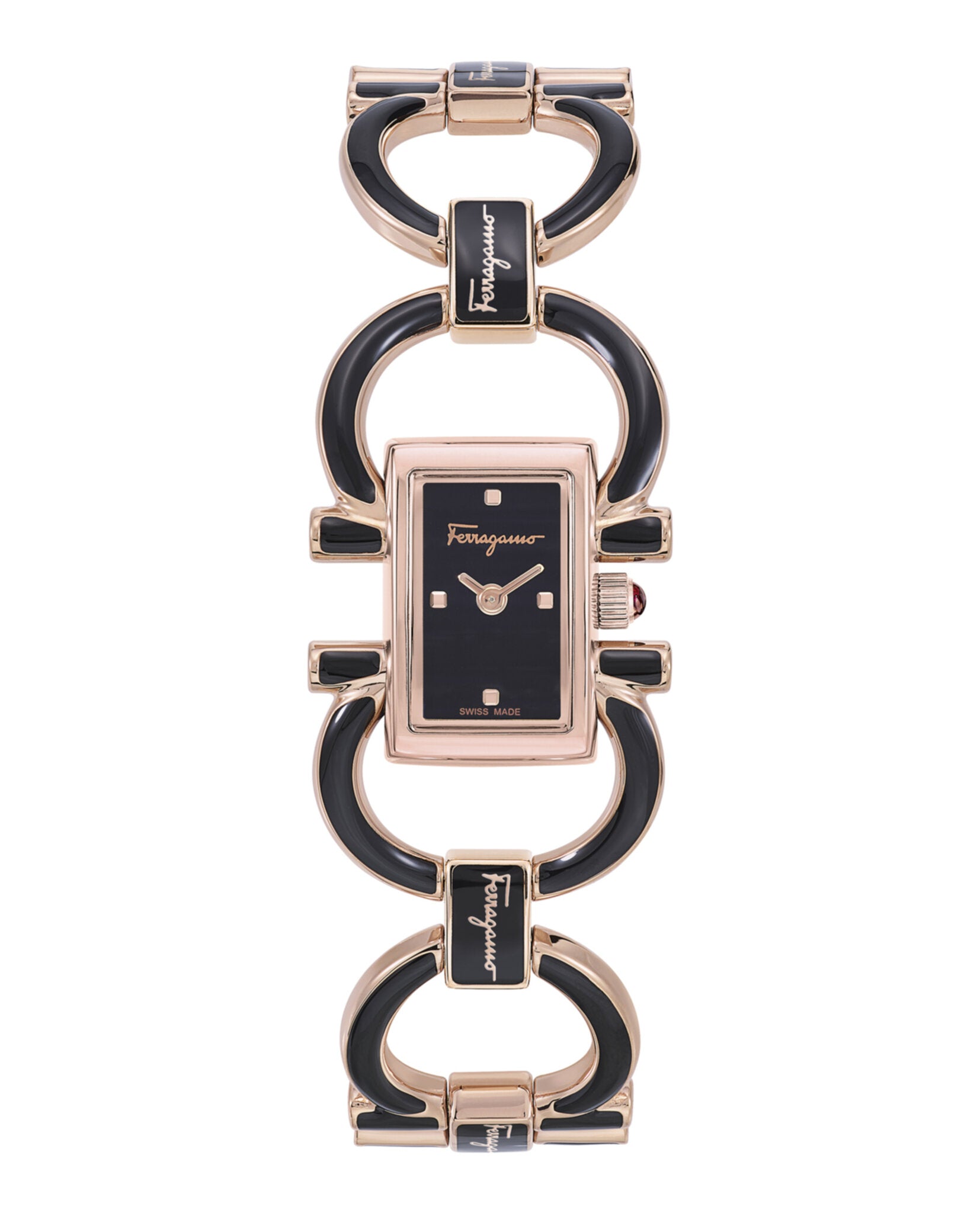 Double Gancini Mini Bracelet Watch