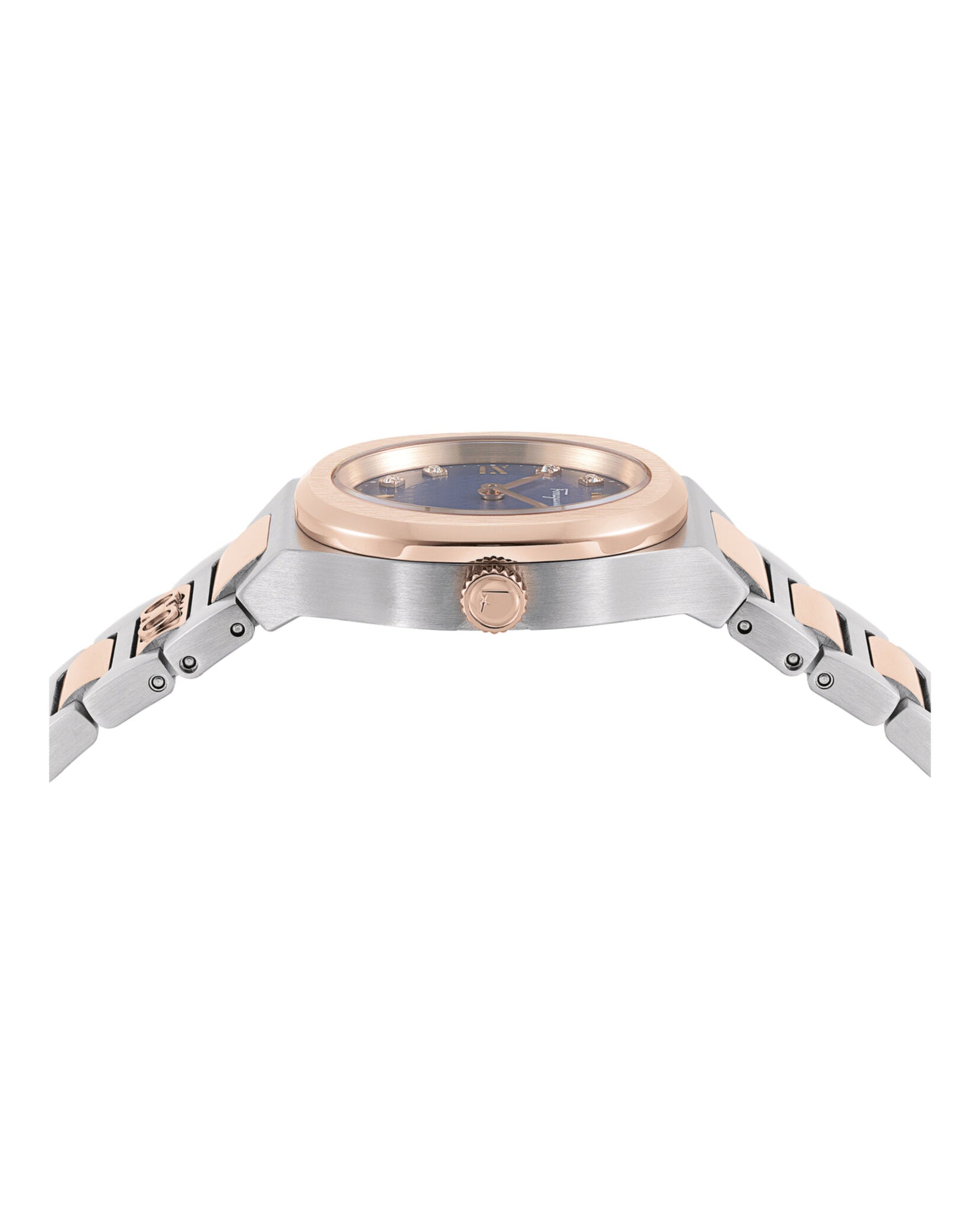 Ferragamo Elliptical Diamond Watch