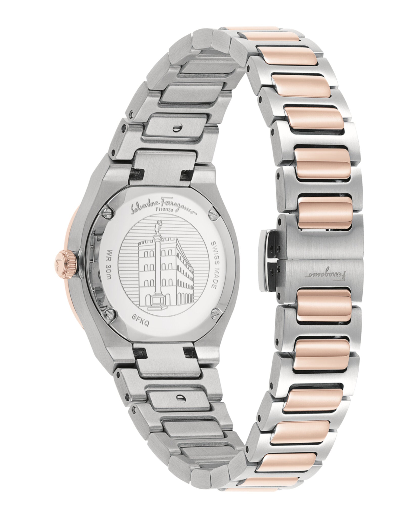 Ferragamo Elliptical Diamond Watch