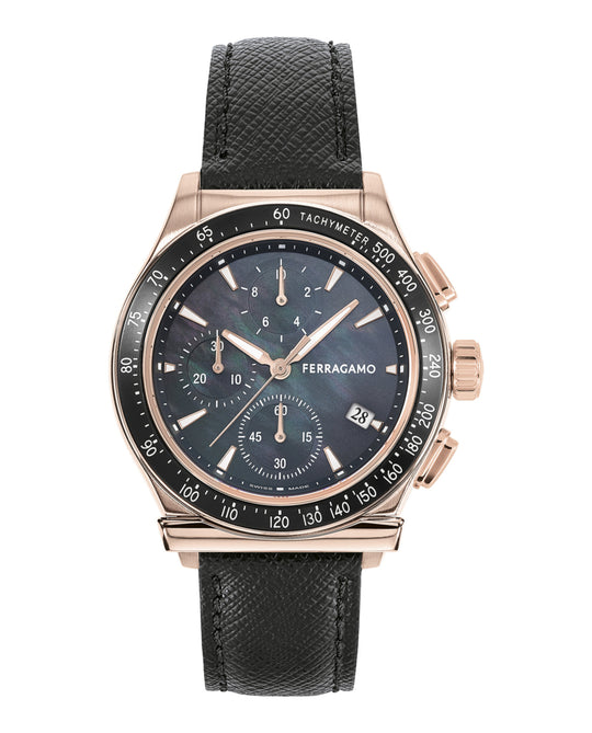 Ferragamo 1927 Chrono Leather Watch