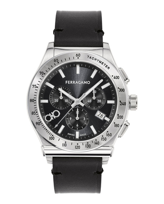 Ferragamo 1927 Chrono Leather Watch