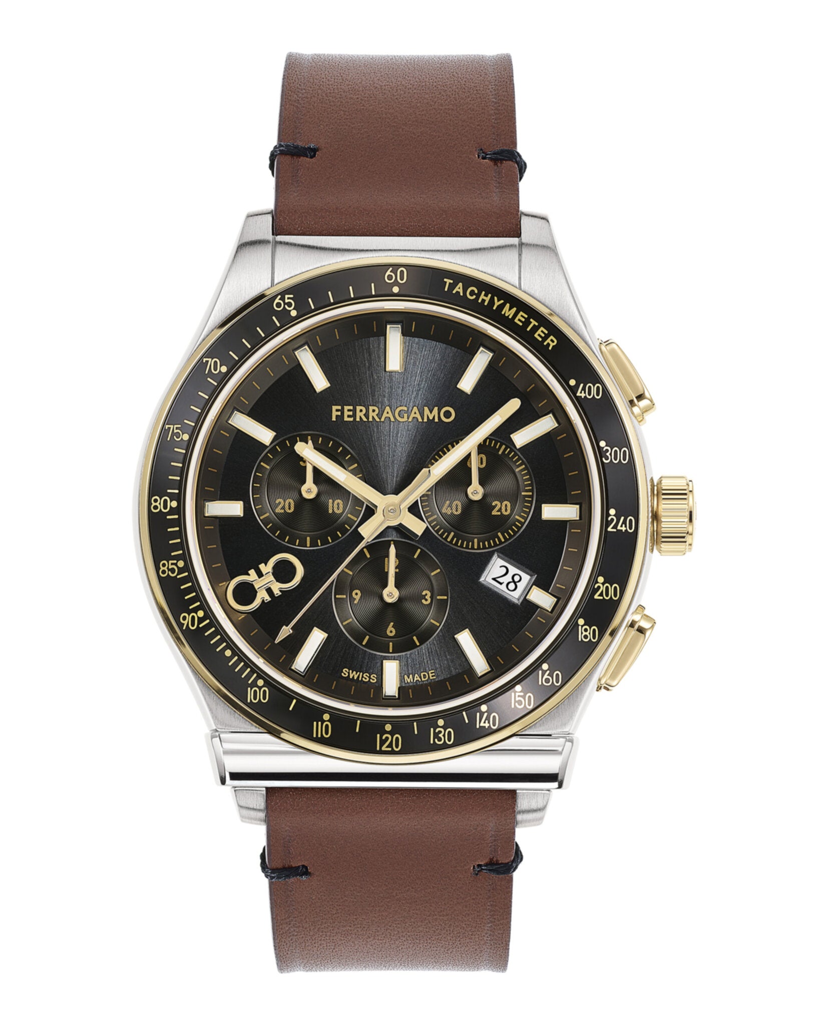 Ferragamo 1927 Chrono Leather Watch