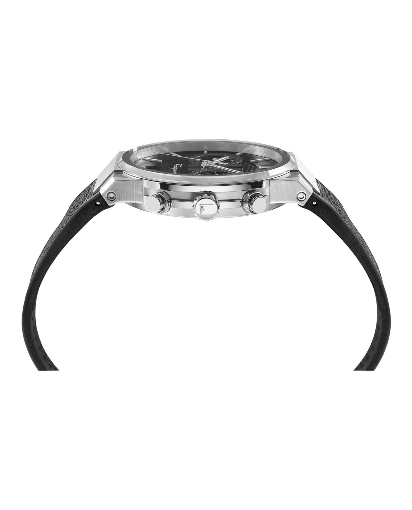 Ferragamo Sapphire Chrono Silicone Watch