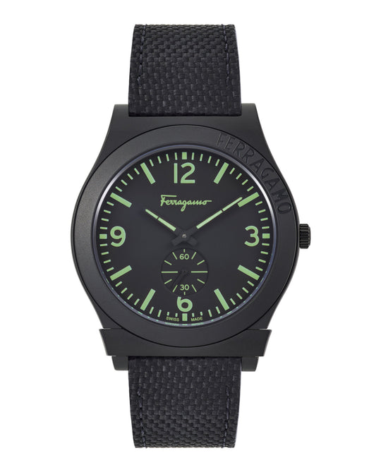 Gancini Leather Watch