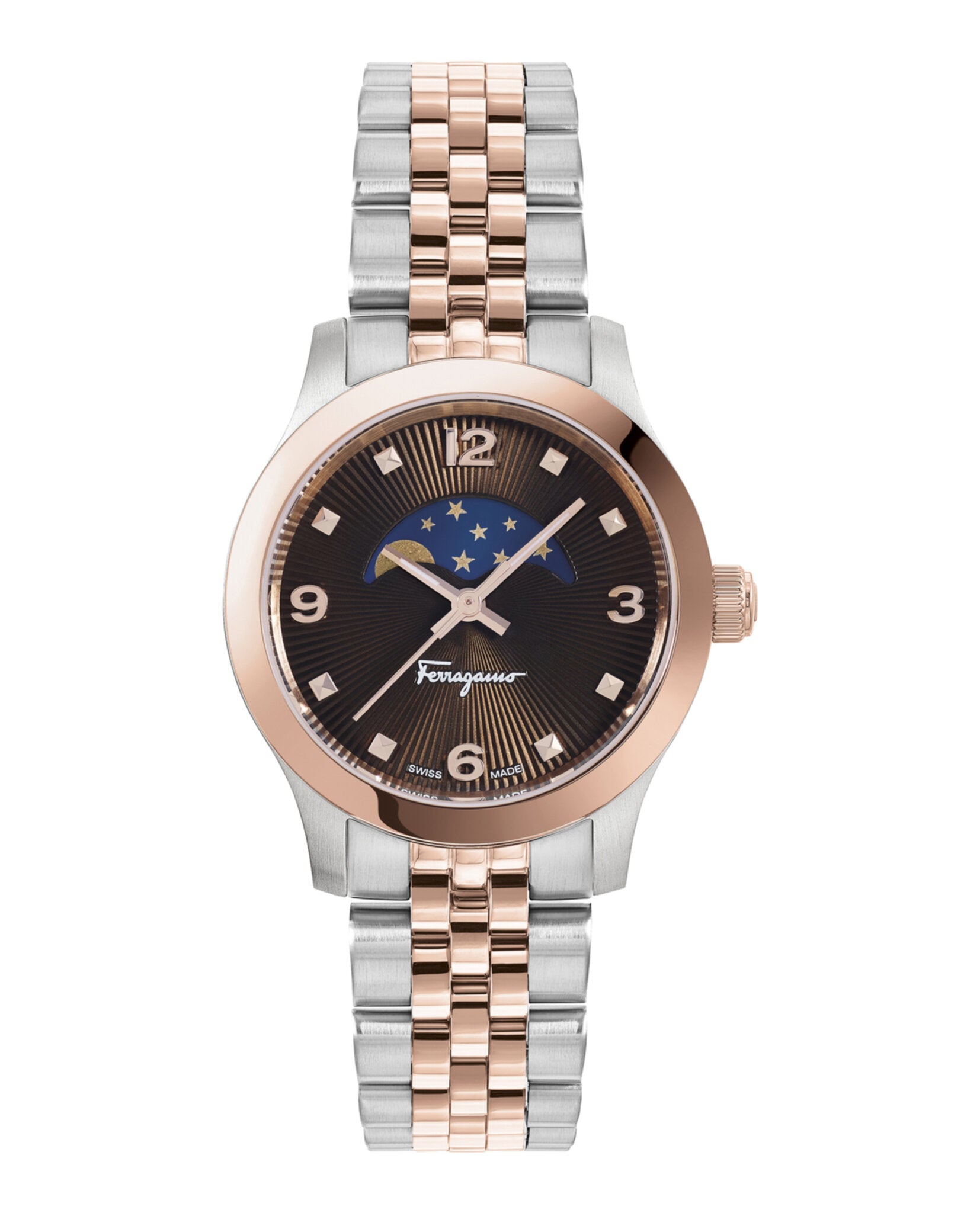 Ferragamo Duo Moonphase Bracelet Watch