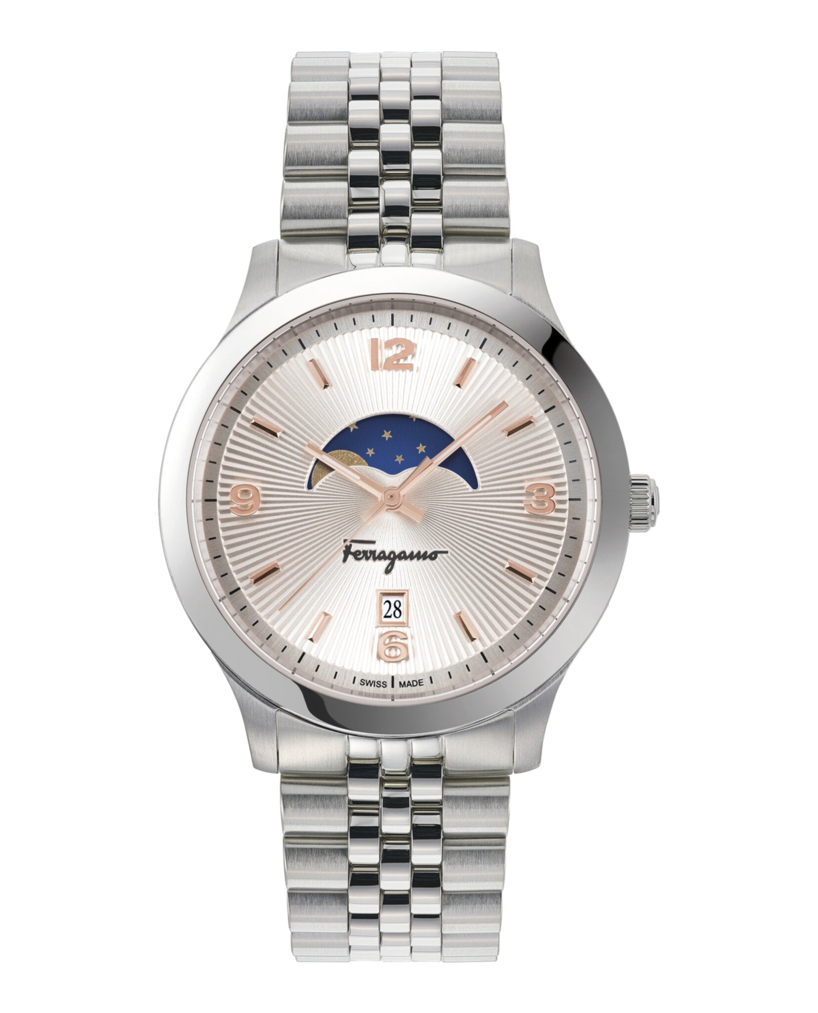 Ferragamo Duo Moonphase Bracelet Watch