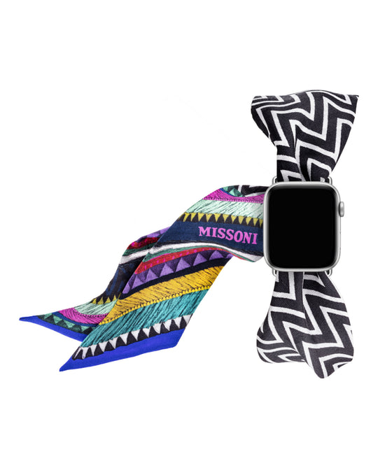 Missoni Fourlard Silk Apple Watch Strap