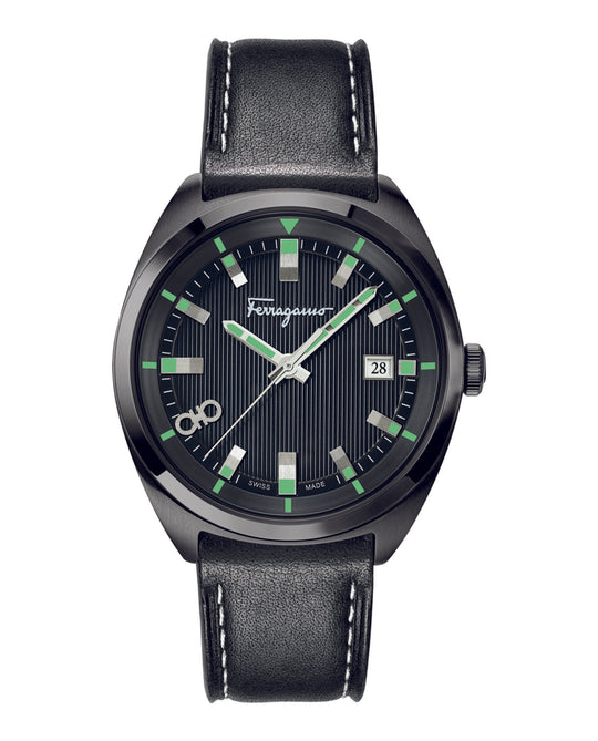Ferragamo Evolution Leather Watch