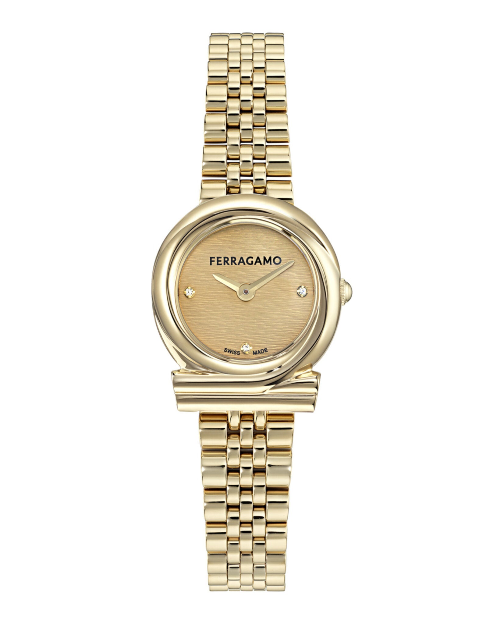 Gancini Twisted Diamond Watch