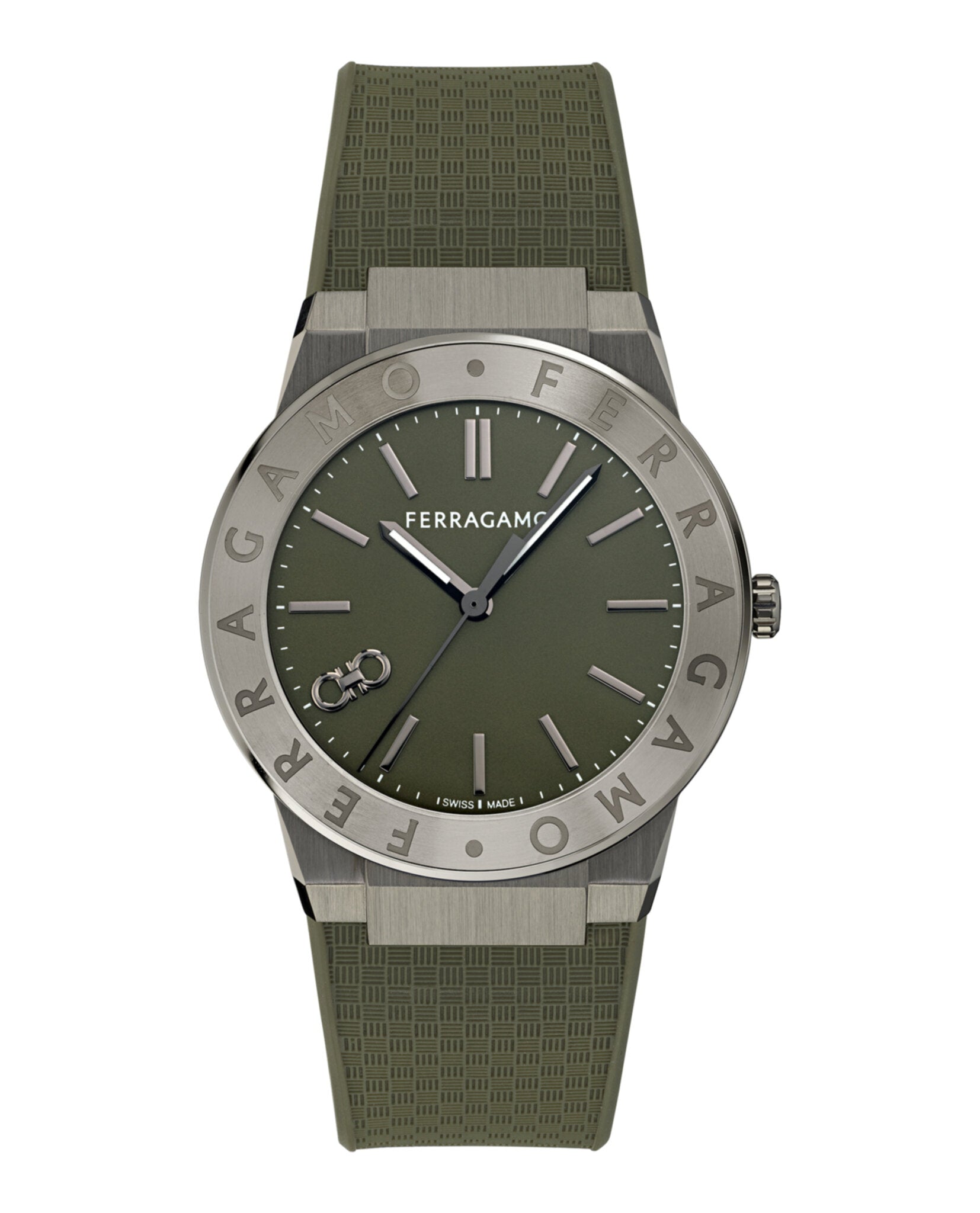 Ferragamo Sapphire Logo Recycled PU Watch