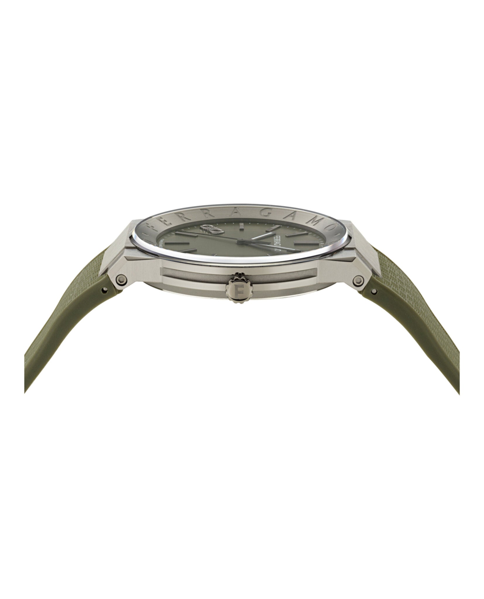 Ferragamo Sapphire Logo Recycled PU Watch